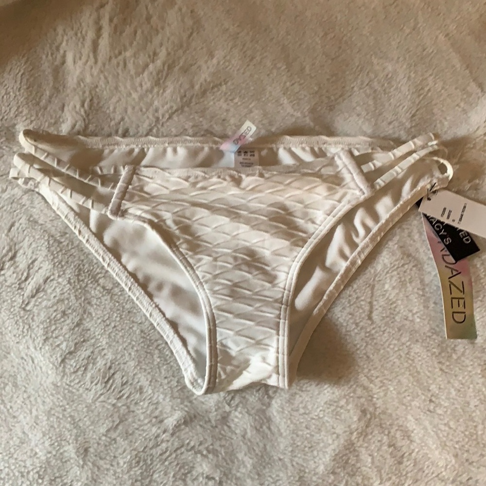 Small white bikini bottoms